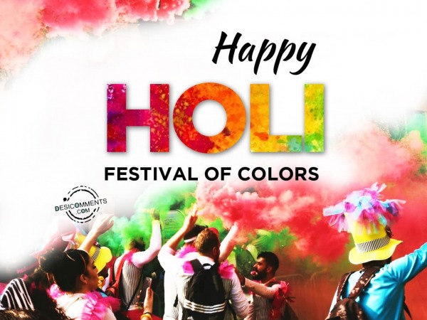 Happy Holi Festival Of Colors