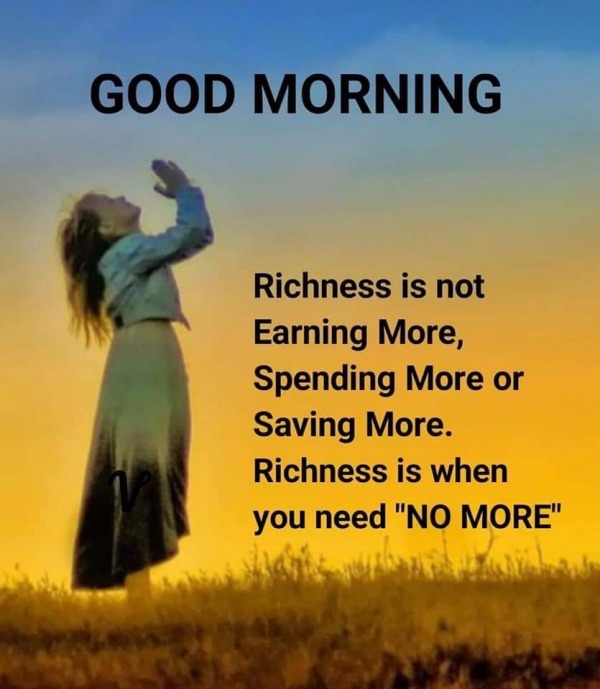 Richness Is Not Earning More