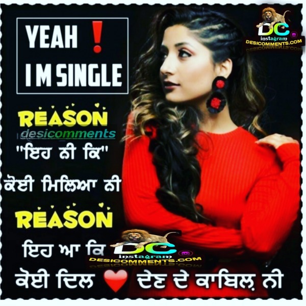 Yeah I Am Single