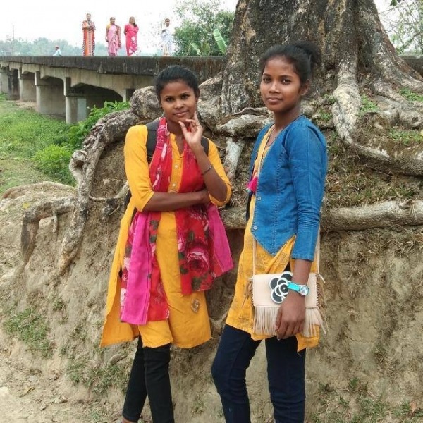 Anita Horo With Her Friend