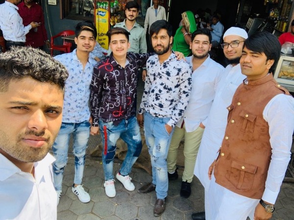 Danish Khan With His Friends