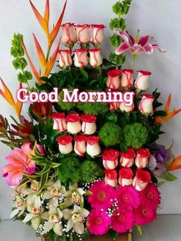 Good Morning With Bouquet