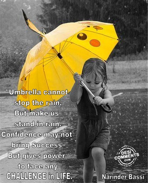 Umbrella Cannot Stop The Rain