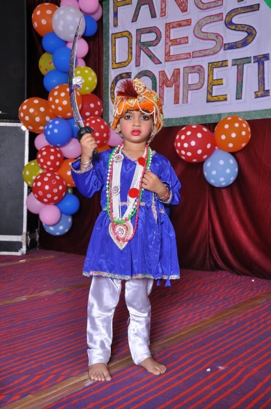 Cute Boy In Fancy Dress Competition