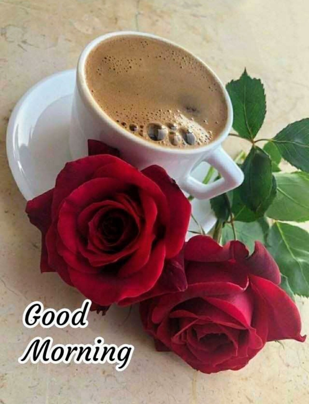 Good Morning With Roses - DesiComments.com