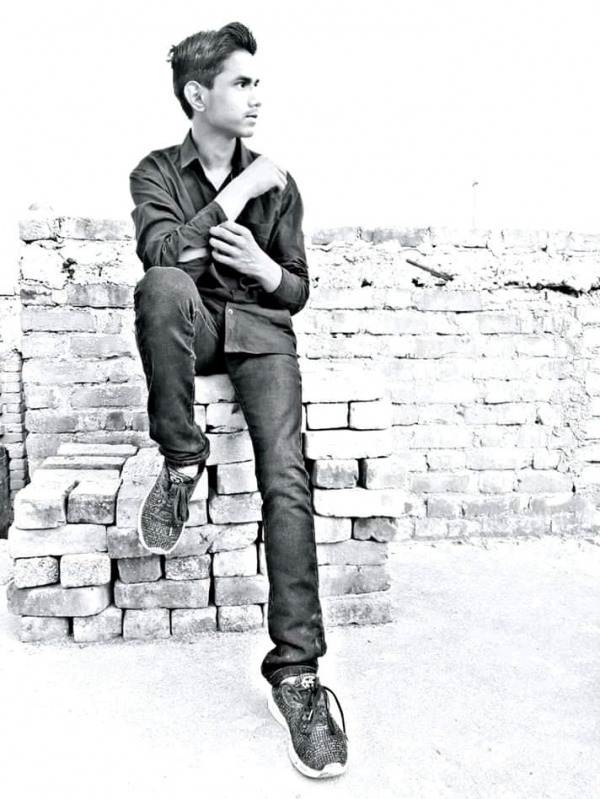 Black And White Image Of Akshay Kashyap