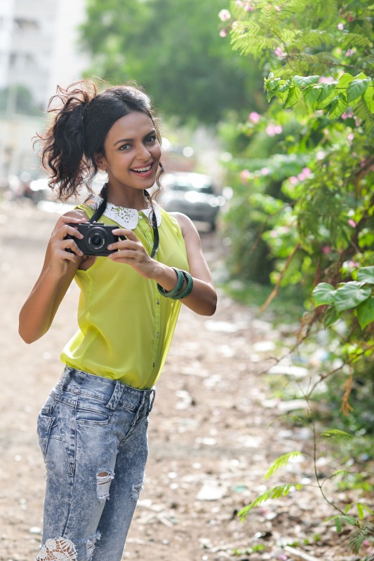 Image Of Bidita Bag In Blue Jeans