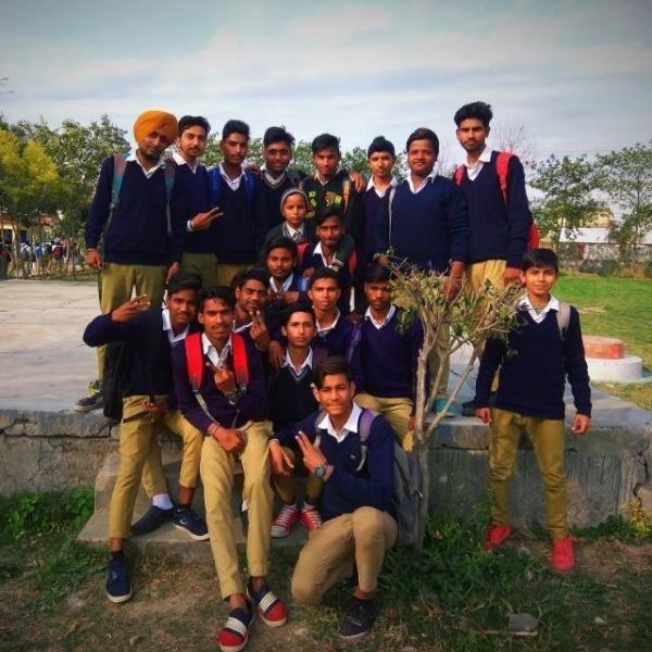 Balwinder Singh With His Friends