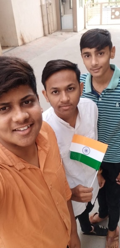 Upadhyay Prerak Taking Selfie With His Friends