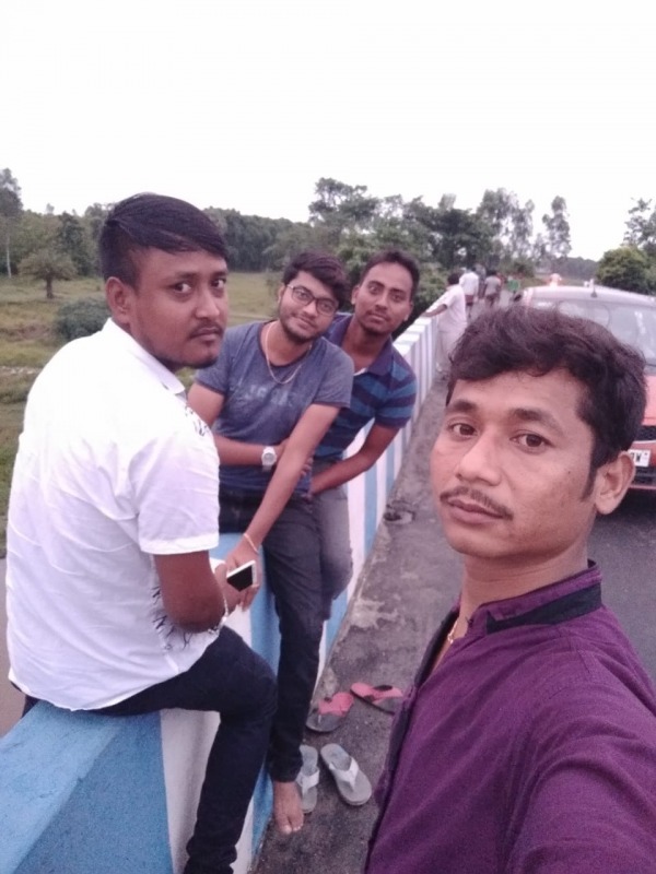 Subrata Taking Selfie With His Friends