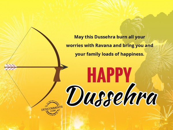 May this Dussehra burn all your worries