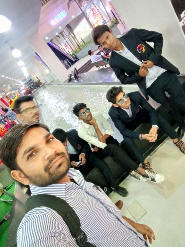 Bhupendra Verma Taking Selfie With His Friends