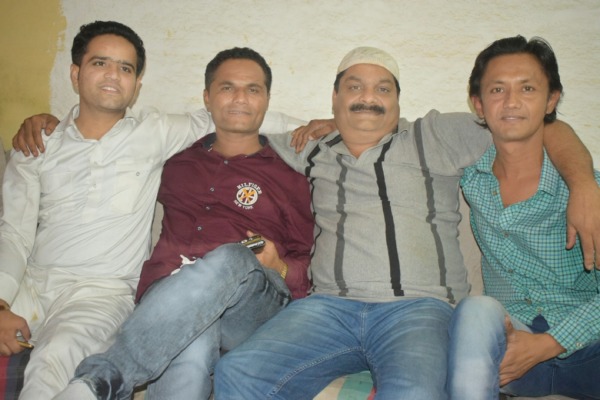 Javed Shah Khajrana With His Friends