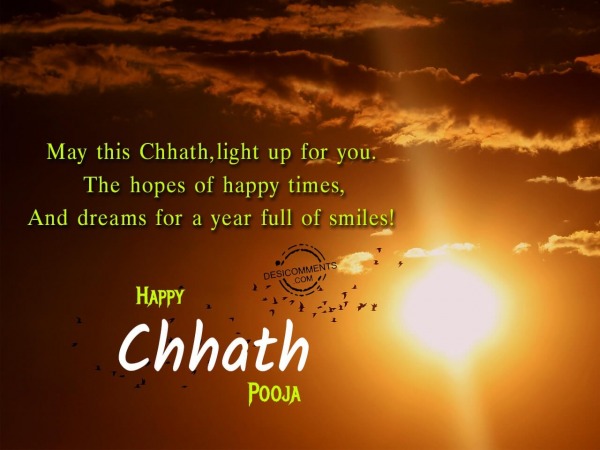 May this Chhath light up for you, Happy Chhath pooja