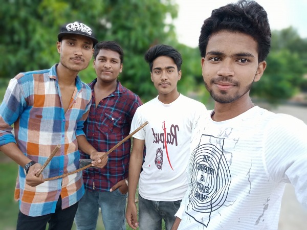 Rajput Praveen Agnivanshi Taking Selfie With His Friends