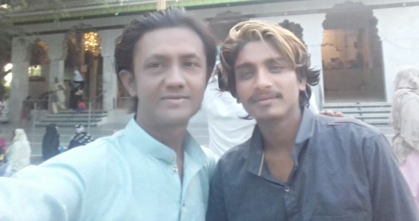 Javed Shah Khajrana With His Friend