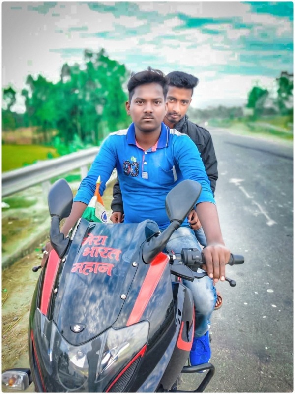 Sushanta Mahato With His Friend