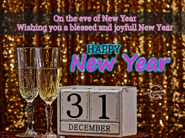 Wishing you blessed and joyful new year