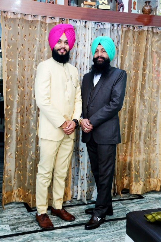 Shupinder Rattol With His Father