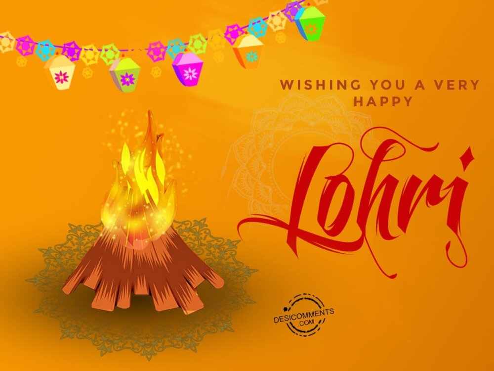 Wishing you a very Happy Lohri 