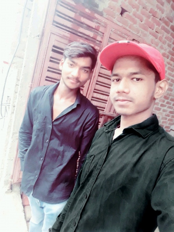 Akshay Kashyap With His Friend