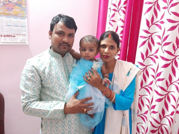 Beautiful Family With Baby Is Ansu Dev