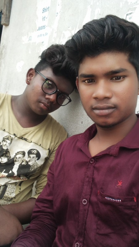 Bikash Bhoi Gandabhali With His Friend