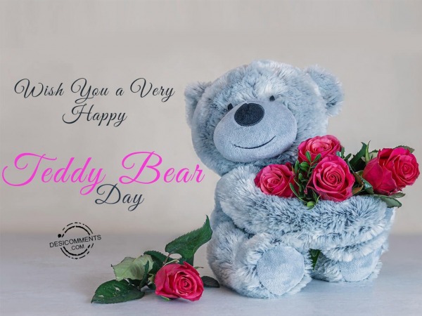 Wish you a very happy teddy day