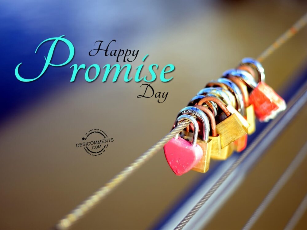 Wish you a very Happy Promise Day - DesiComments.com