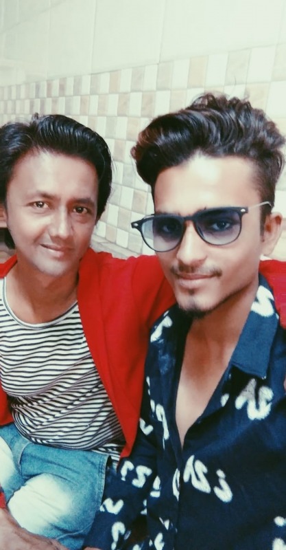 Prankstar Dheeraj With His Friend