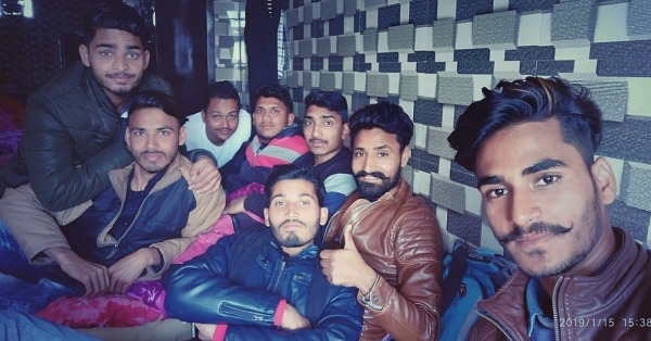 Mukesh Shehar Channi With His Friends