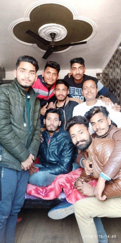 Mukesh Shehar Channi With His Friends