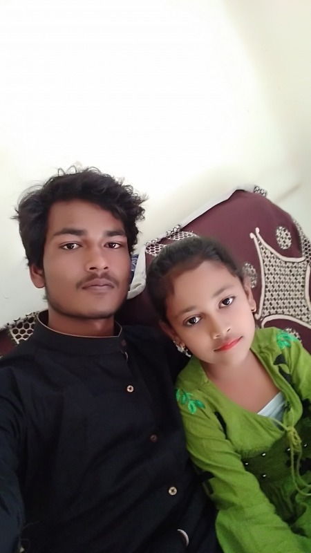 Mehak With Her Brother Sebu Ali