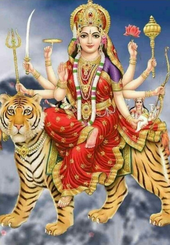 Amazing Picture Of Lord Durga Mata 