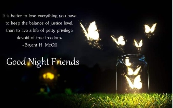 Good Night Everyone……..