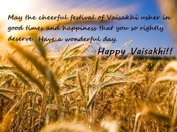 Image Of Happy Vaisakhi
