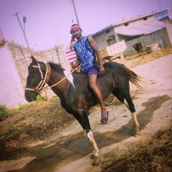 Rajesh Kumar Bijuliya Riding Horse