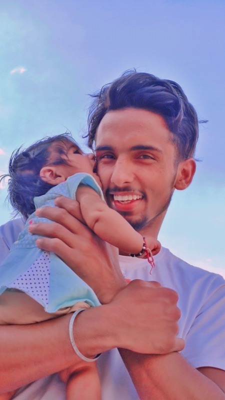 Arshu Dandiwal With Cute Baby
