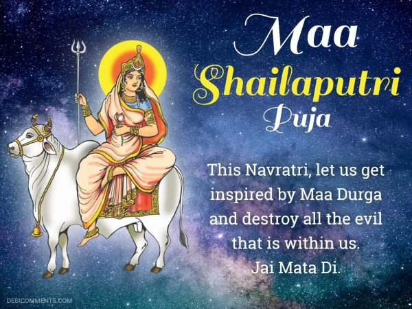 Maa Shailaputri, Happy Navratri