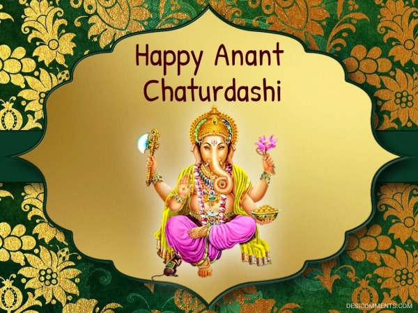 Happy Anant Chaturdashi Wallpaper
