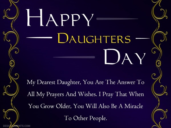 My Dearest Daughter