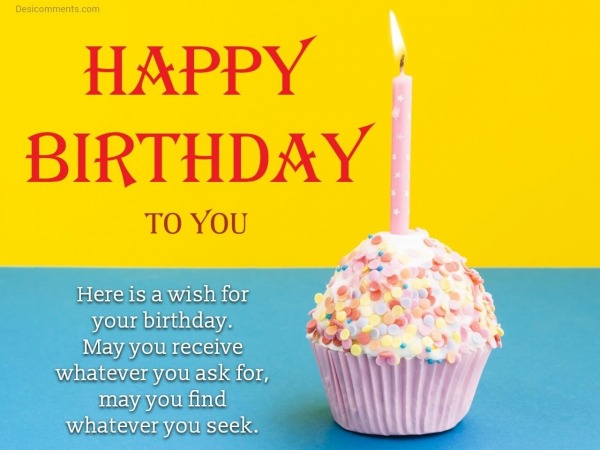 Here Is A Wish For Your Birthday