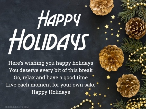 Here’s Wishing You Happy Holidays