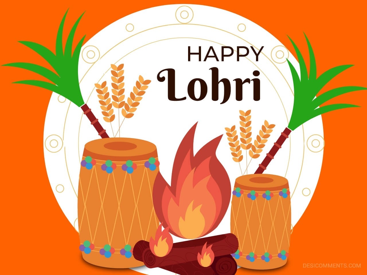 Happy Lohri Wallpaper 