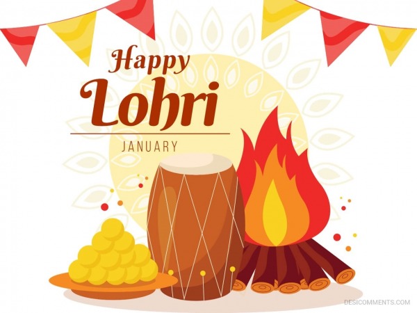 Happy Lohri With Dhol