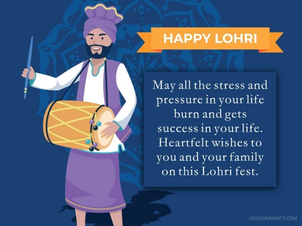 Wishing you a very happy lohri