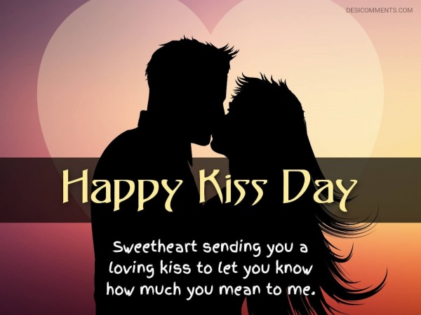 Sweetheart Sending You A Loving Kiss