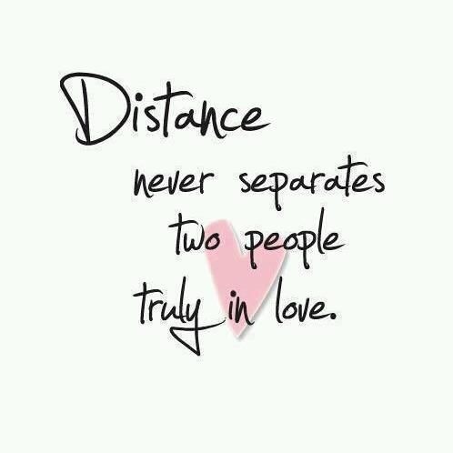 Distance Never Separates