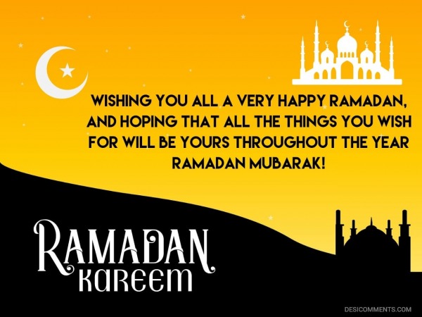 Wishing You All A Very Happy Ramadan