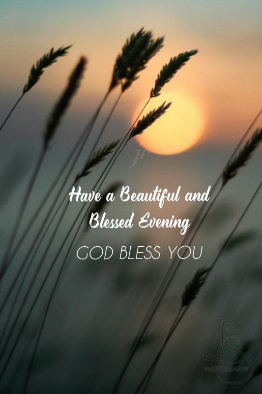 Have A Beautiful And Blessed Evening